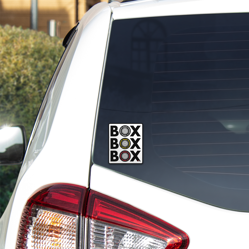 BOX BOX BOX F1 Bumper