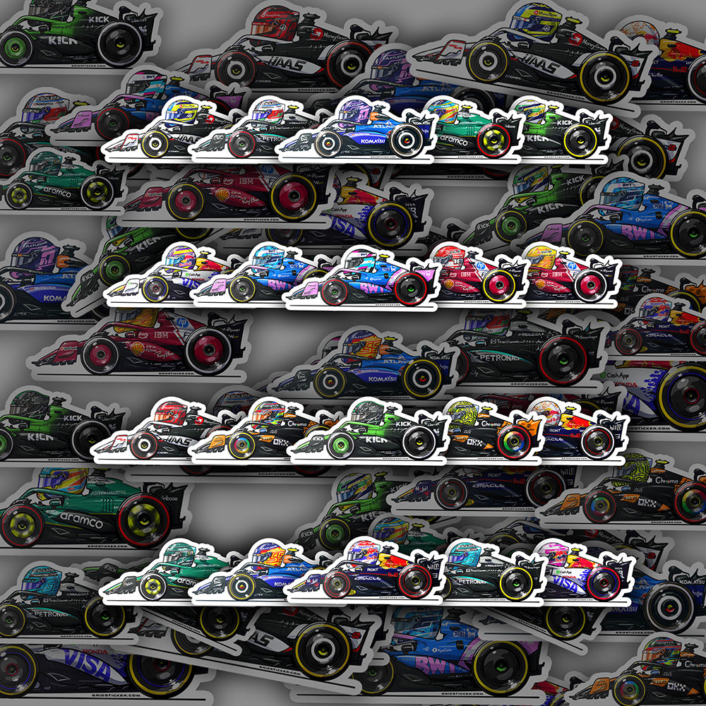 F1 2025 Full Grid Side Profile Bundle