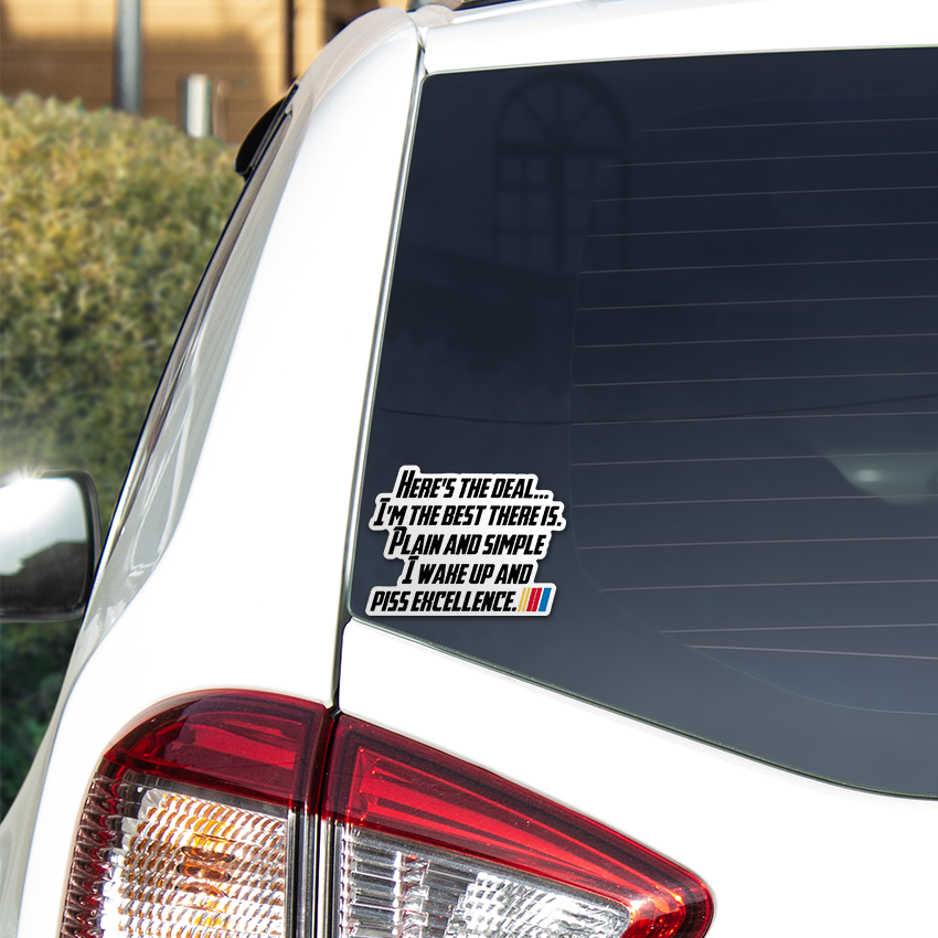 Here's The Deal NASCAR Bumper