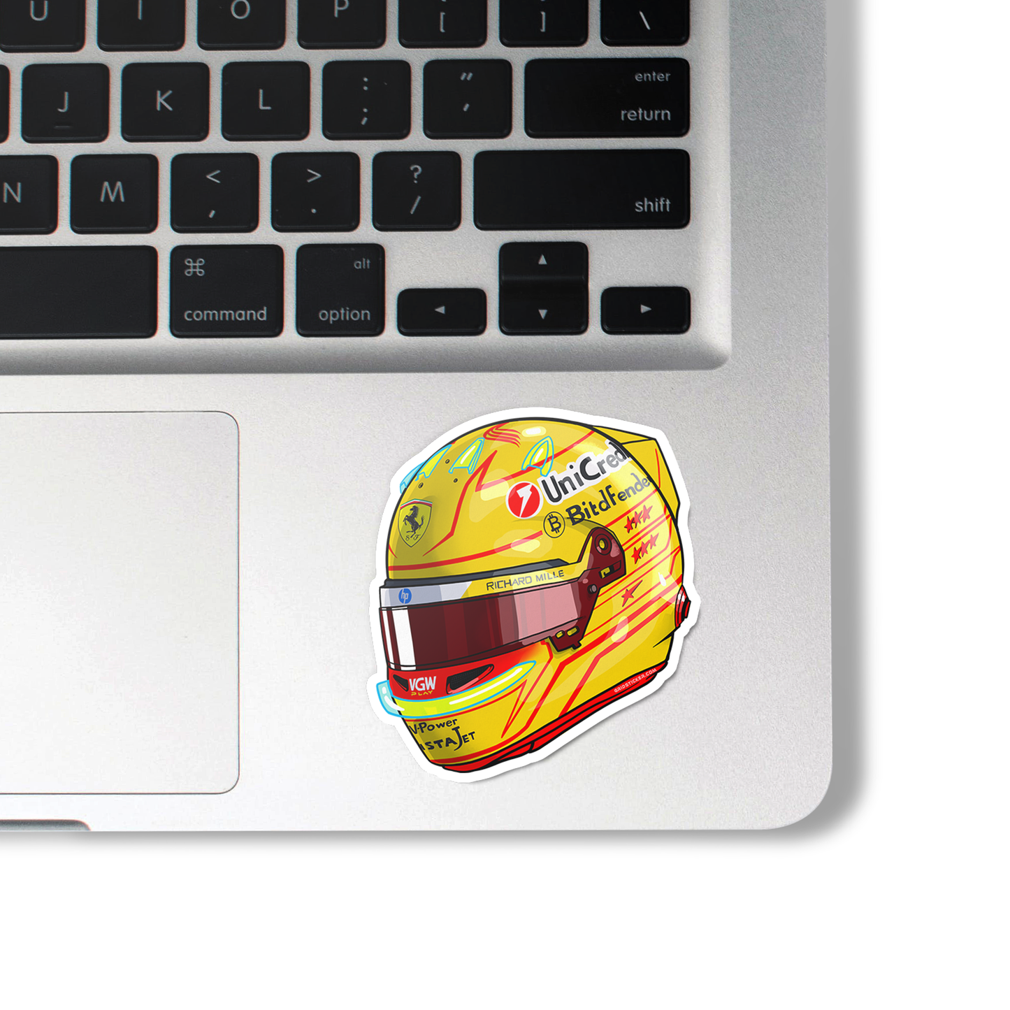Lewis Hamilton 44 Ferrari Helmet