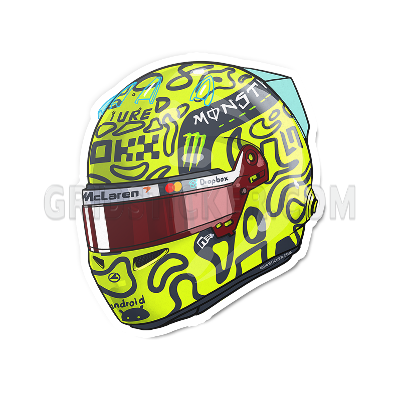 Lando Norris 4 McLaren Helmet