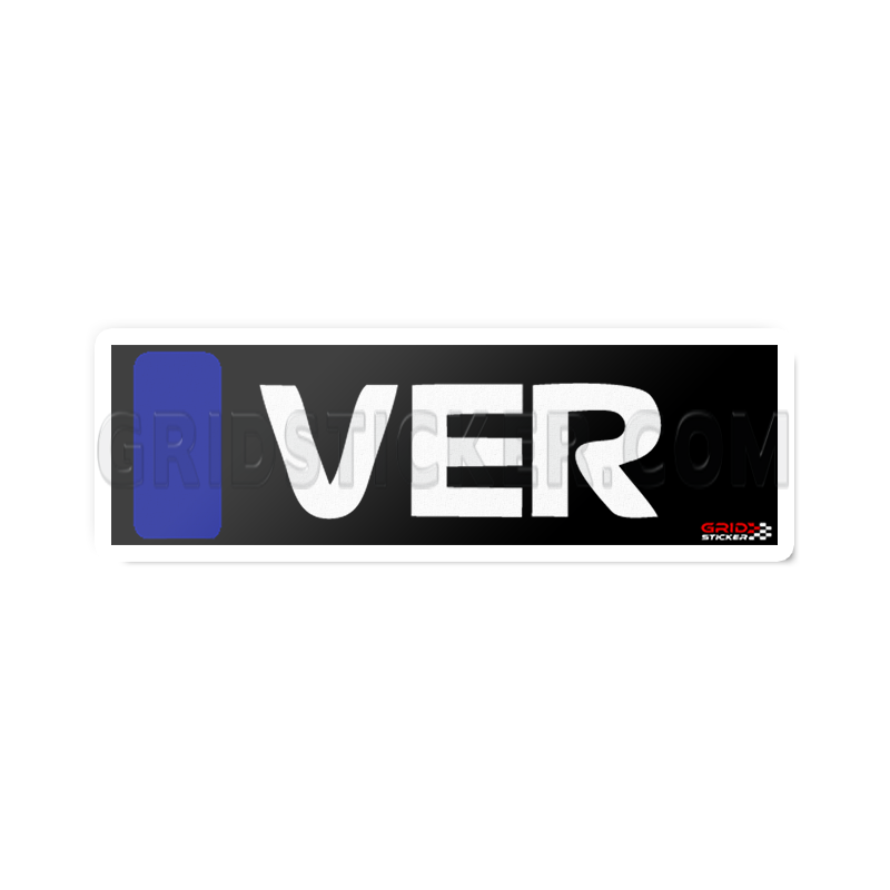 F1 Driver Tag Red Bull Racing Max Verstappen