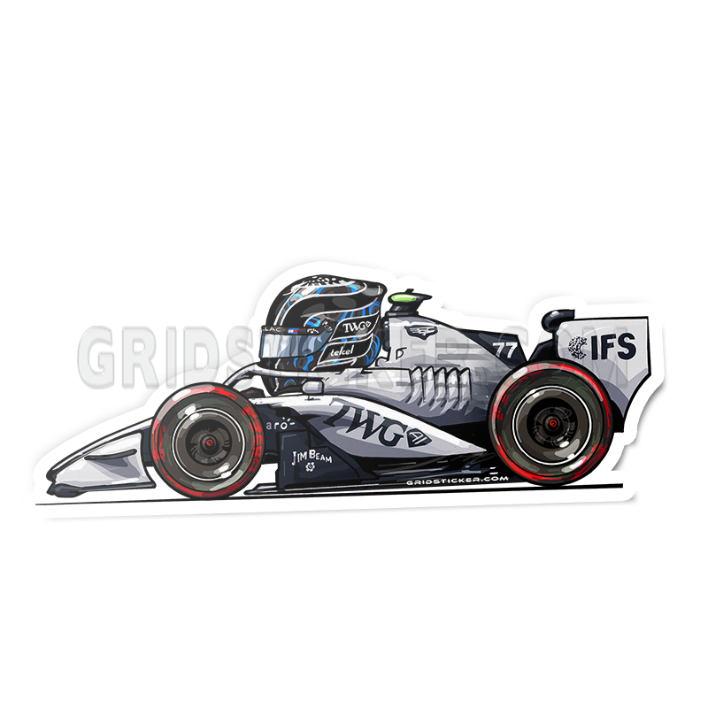 Valtteri Bottas 77 Cadillac 2026 – Grid Sticker