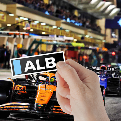 F1 Driver Tag Williams Alexander Albon