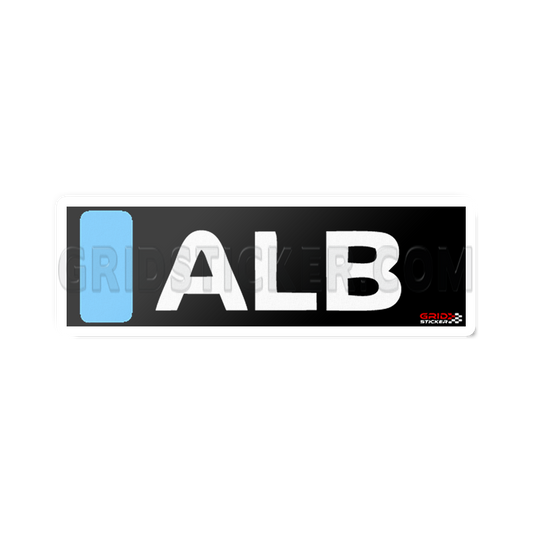 F1 Driver Tag Williams Alexander Albon