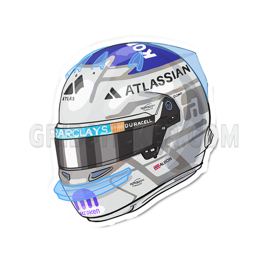 Alexander Albon 23 Williams Helmet