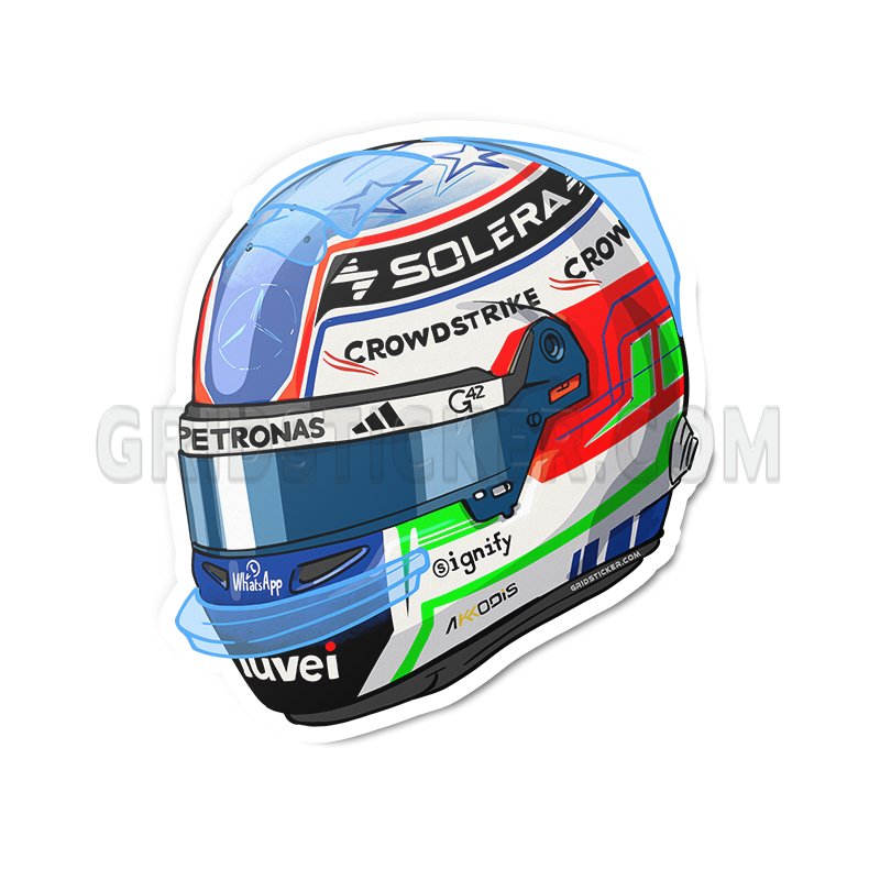 F1 Helmet Sticker Bundle
