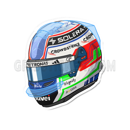 F1 Helmet Sticker Bundle