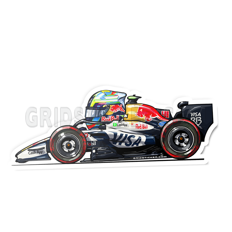 41 Racing Design Arvid Lindblad 41 Racing Bulls 2026 – Grid Sticker