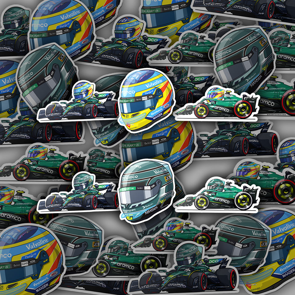 Sticker Aston Martin - Tenue de la couleur assurée Sticker Aston Martin - Tenue de la couleur assurée