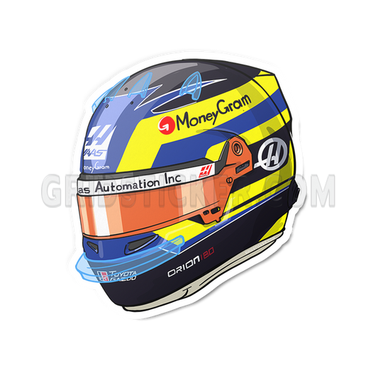 Oliver Bearman 87 HAAS Helmet