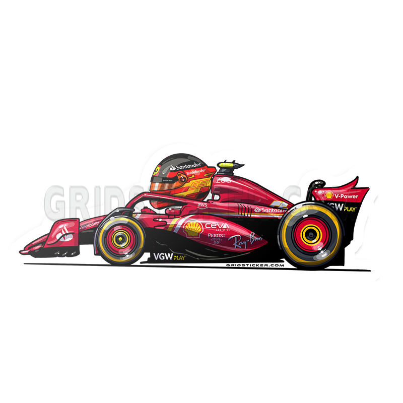 Carlos Sainz 55 Ferrari 2024