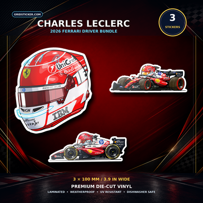 Charles Leclerc 16 Ferrari Bundle 3