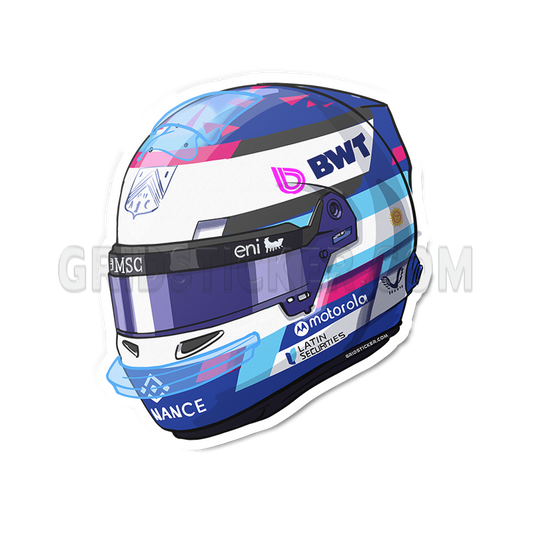 Franco Colapinto 43 Alpine Helmet