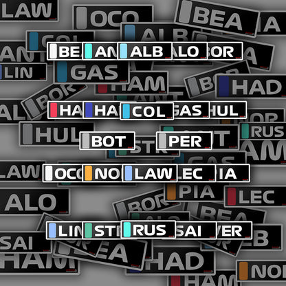 F1 Driver Tag Magnet Bundle