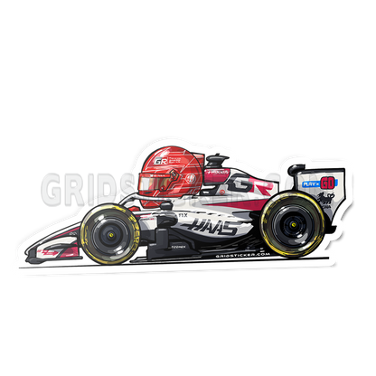 F1 Full Grid Side Profile Sticker Bundle