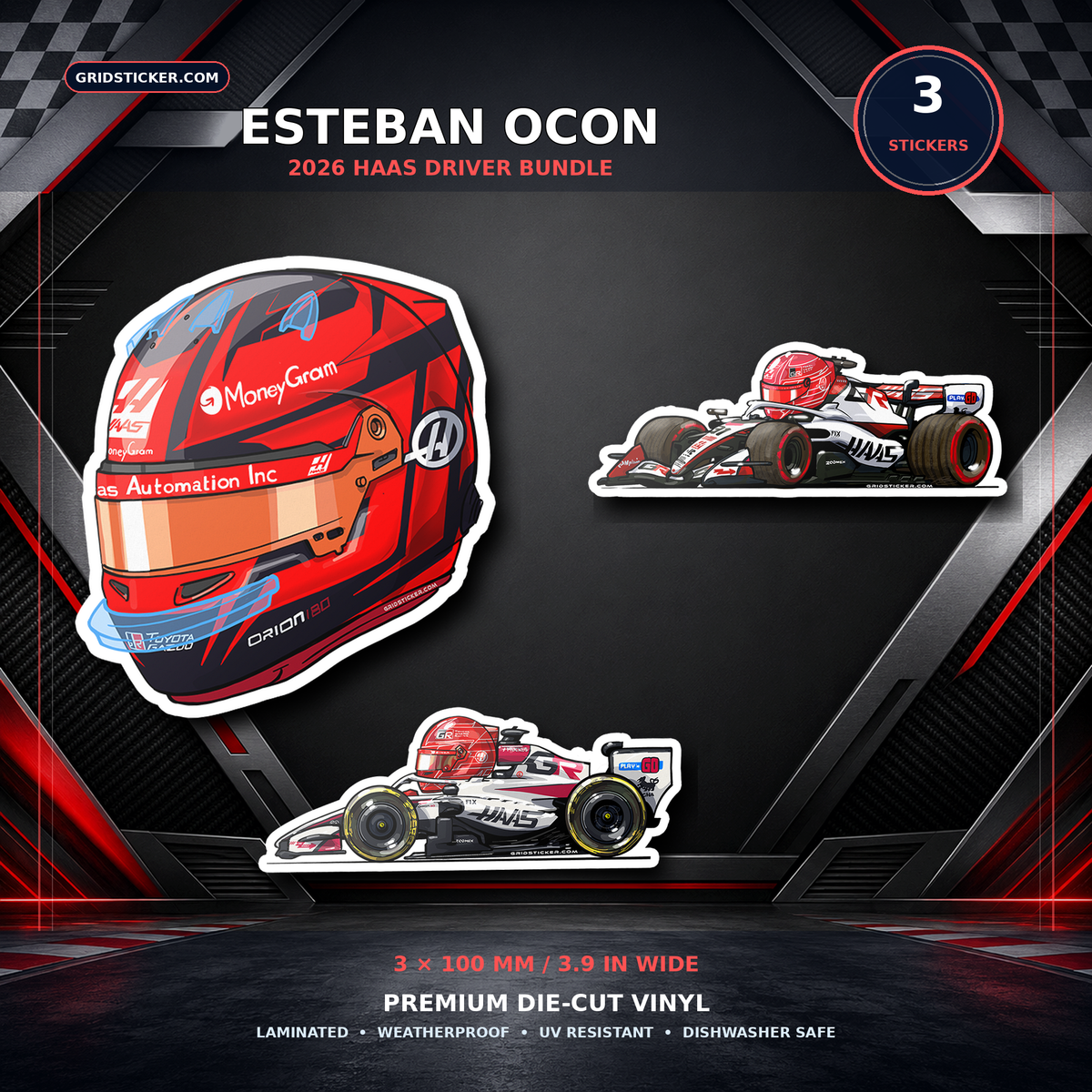 Esteban Ocon 31 HAAS Bundle 3