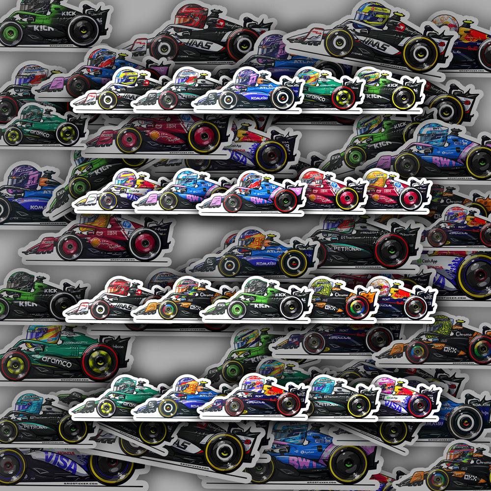 F1 2025 Full Grid Side Profile Bundle