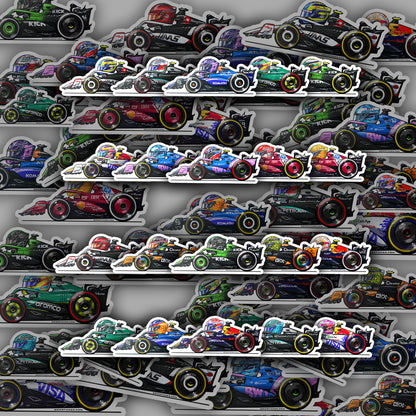 F1 2025 Full Grid Side Profile Bundle