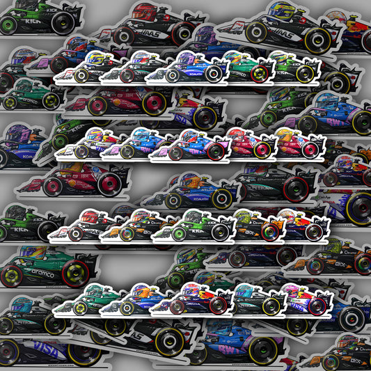 F1 2025 Full Grid Side Profile Magnet Bundle