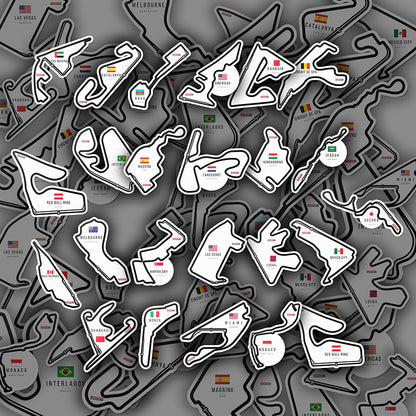 F1 Circuit Sticker Bundle