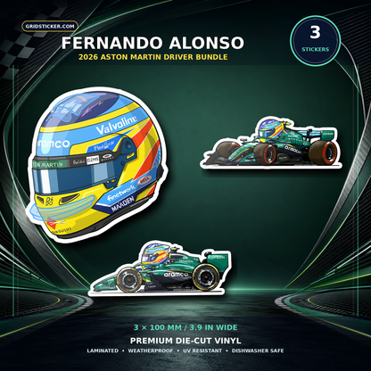 Fernando Alonso 14 Aston Martin Bundle 3