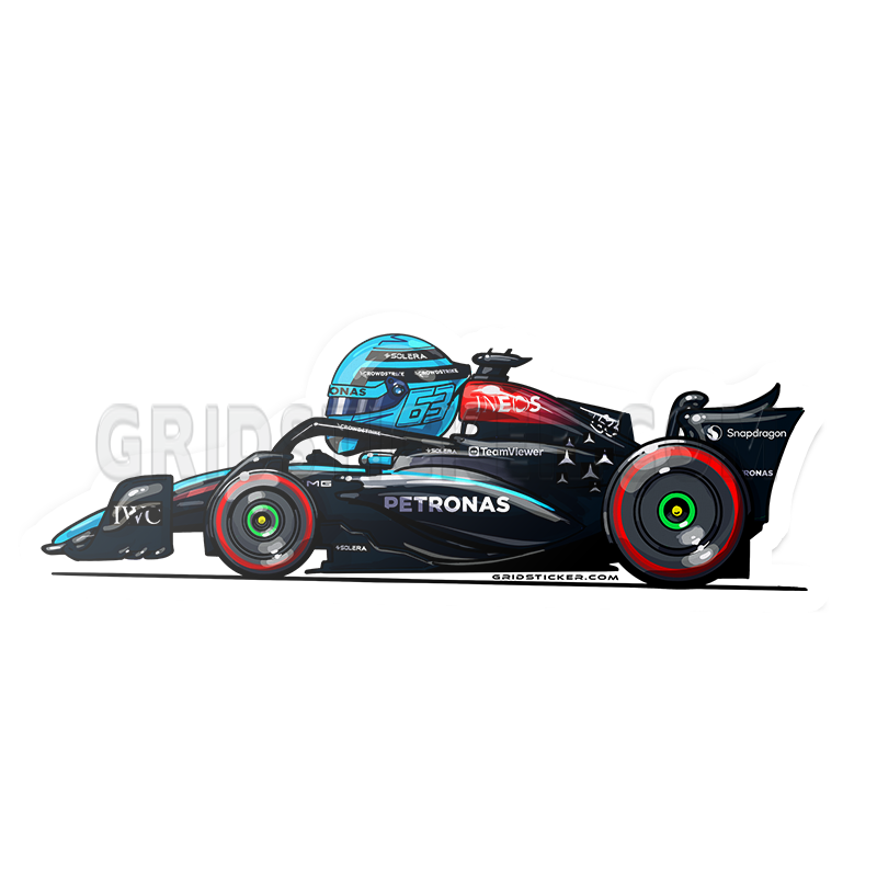 George Russell 63 Mercedes 2024