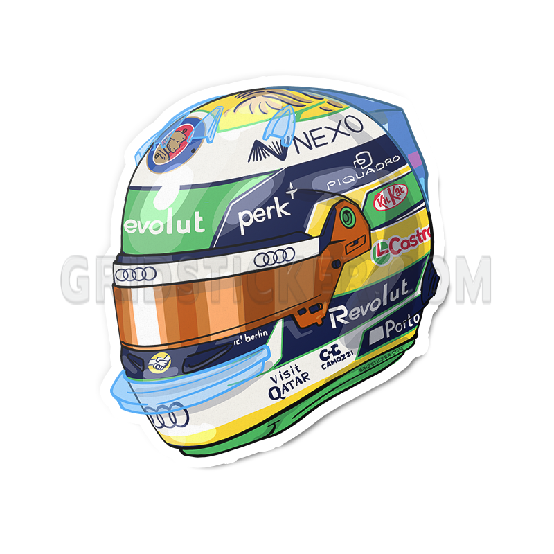 Gabriel Bortoleto 5 Audi Helmet