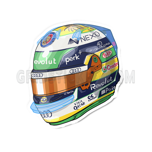 Gabriel Bortoleto 5 Audi Helmet