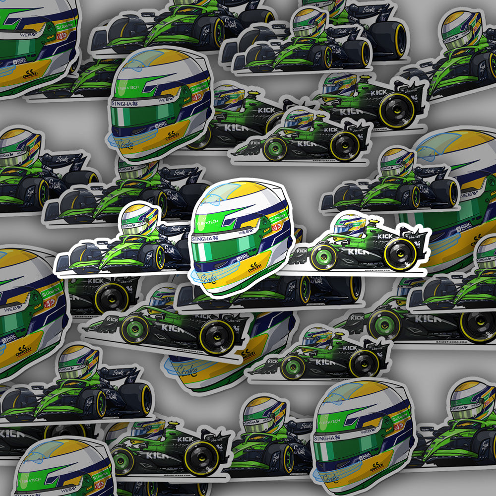 Gabriel Bortoleto 5 Stake Kick Sauber Bundle 3