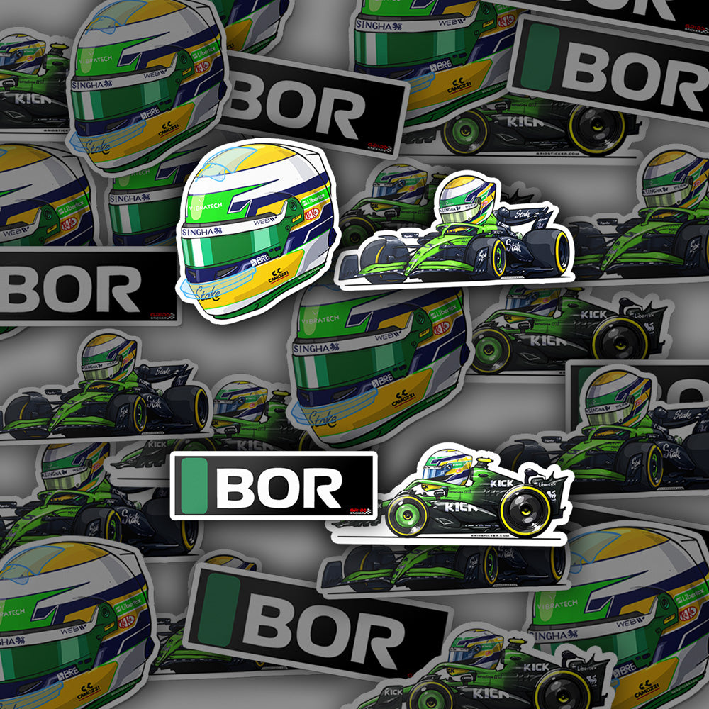 Gabriel Bortoleto 5 Stake Kick Sauber Bundle 4