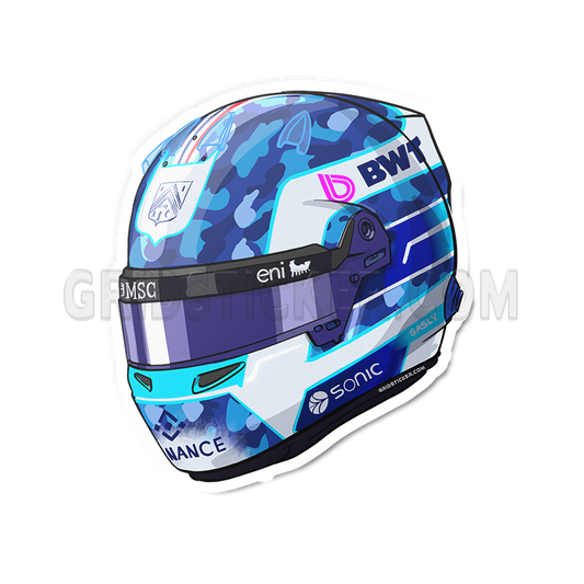 Pierre Gasly 10 Alpine Helmet