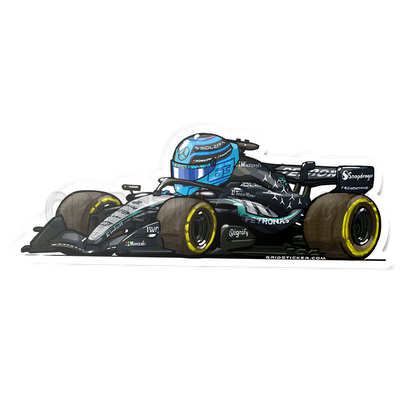 F1 Full Grid 3/4 Profile Sticker Bundle