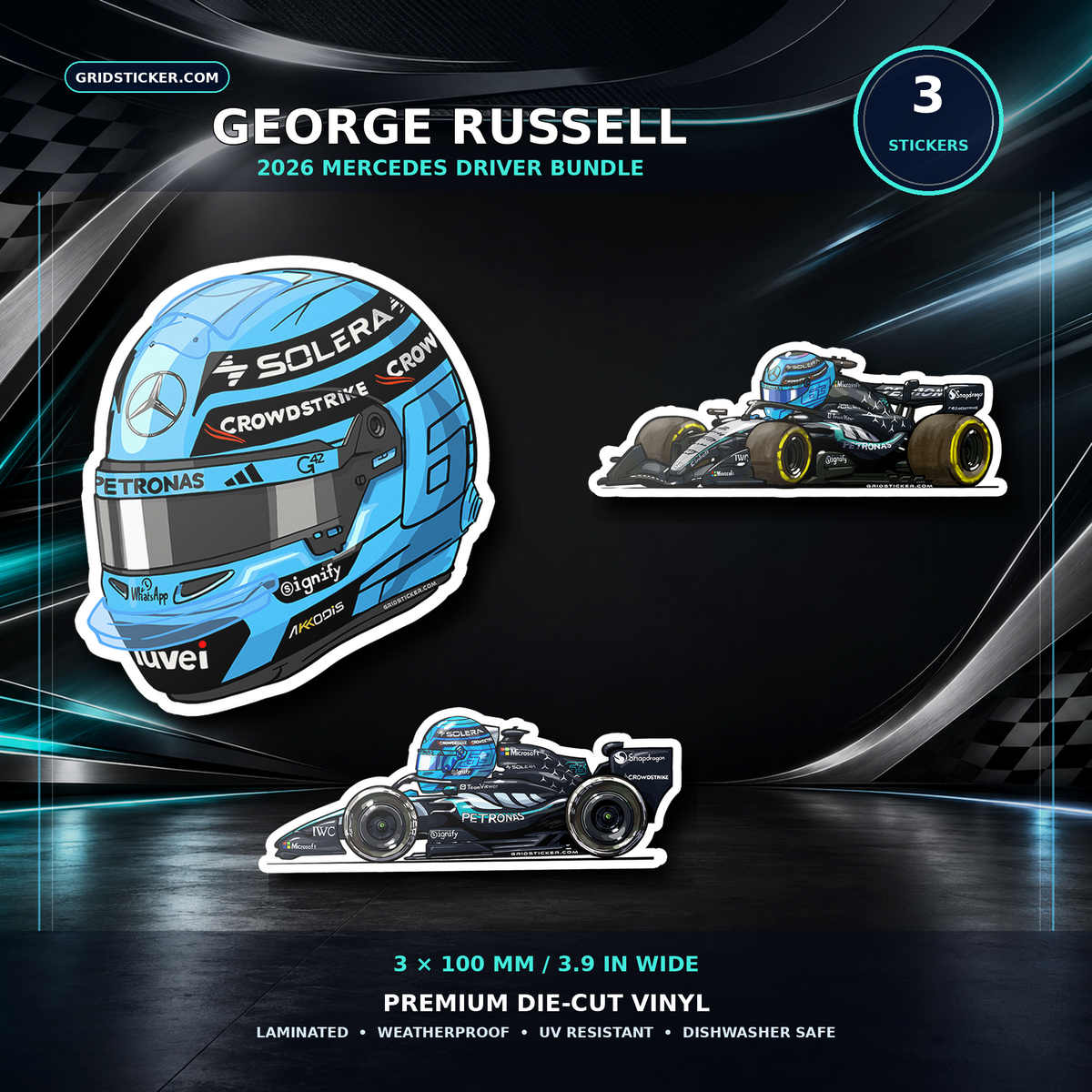 George Russell 63 Mercedes Bundle 3