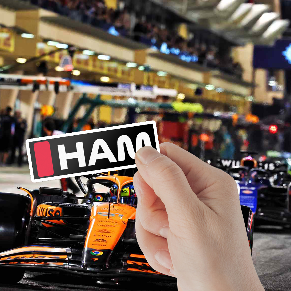 F1 2025 Driver Tag Sticker Bundle