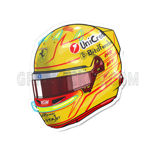 Lewis Hamilton 44 Ferrari Helmet