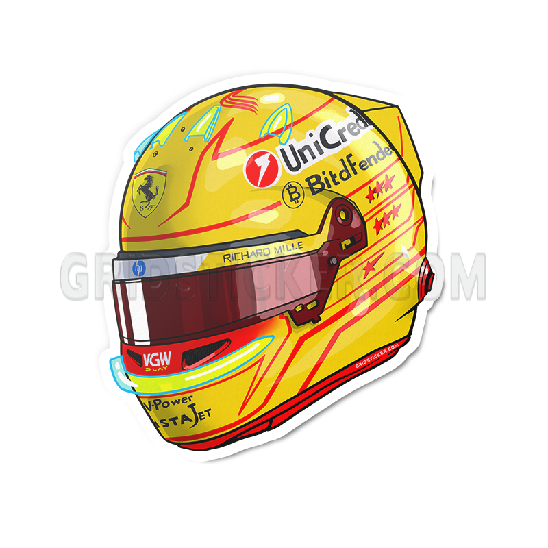 F1 Helmet Sticker Bundle