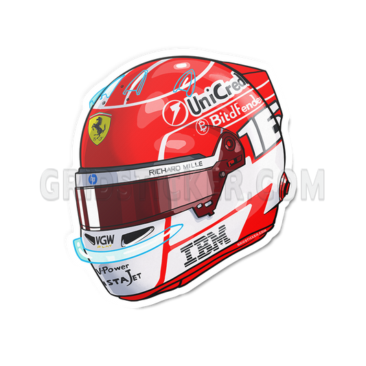 Charles Leclerc 16 Ferrari Helmet