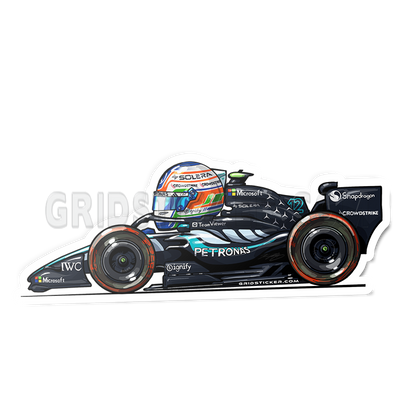 F1 Full Grid Side Profile Sticker Bundle