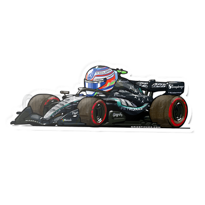 F1 Full Grid 3/4 Profile Sticker Bundle
