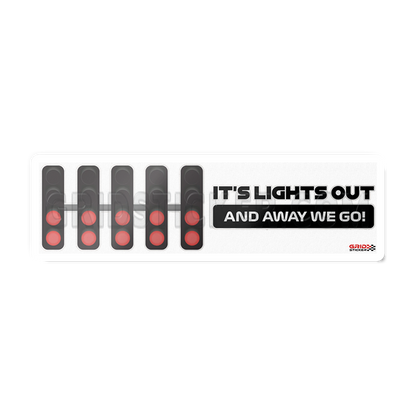 IT'S LIGHTS OUT F1 Bumper