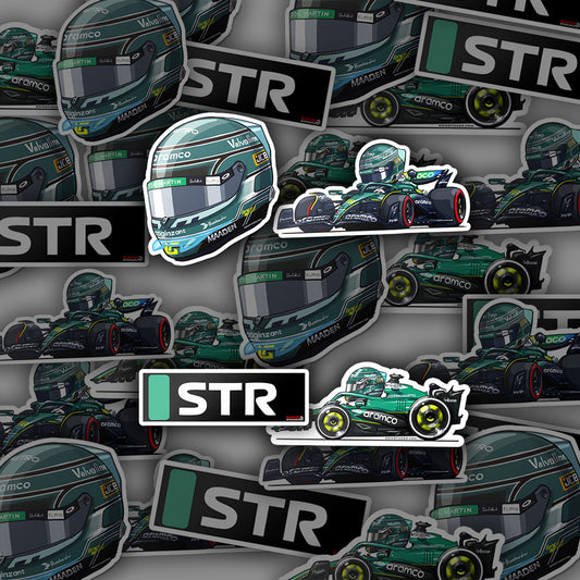 Lance Stroll 18 Aston Martin Bundle 4