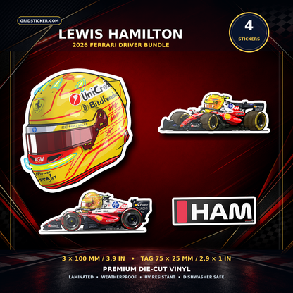 Lewis Hamilton 44 Ferrari Bundle 4