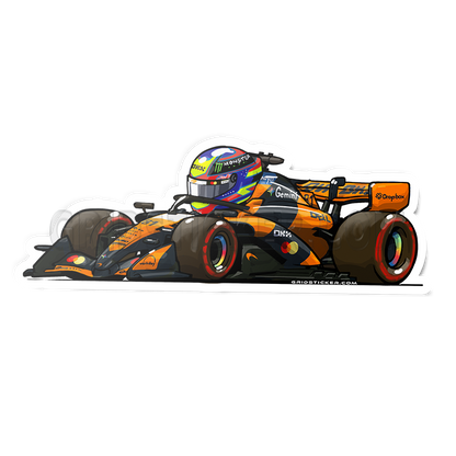 F1 Full Grid 3/4 Profile Sticker Bundle