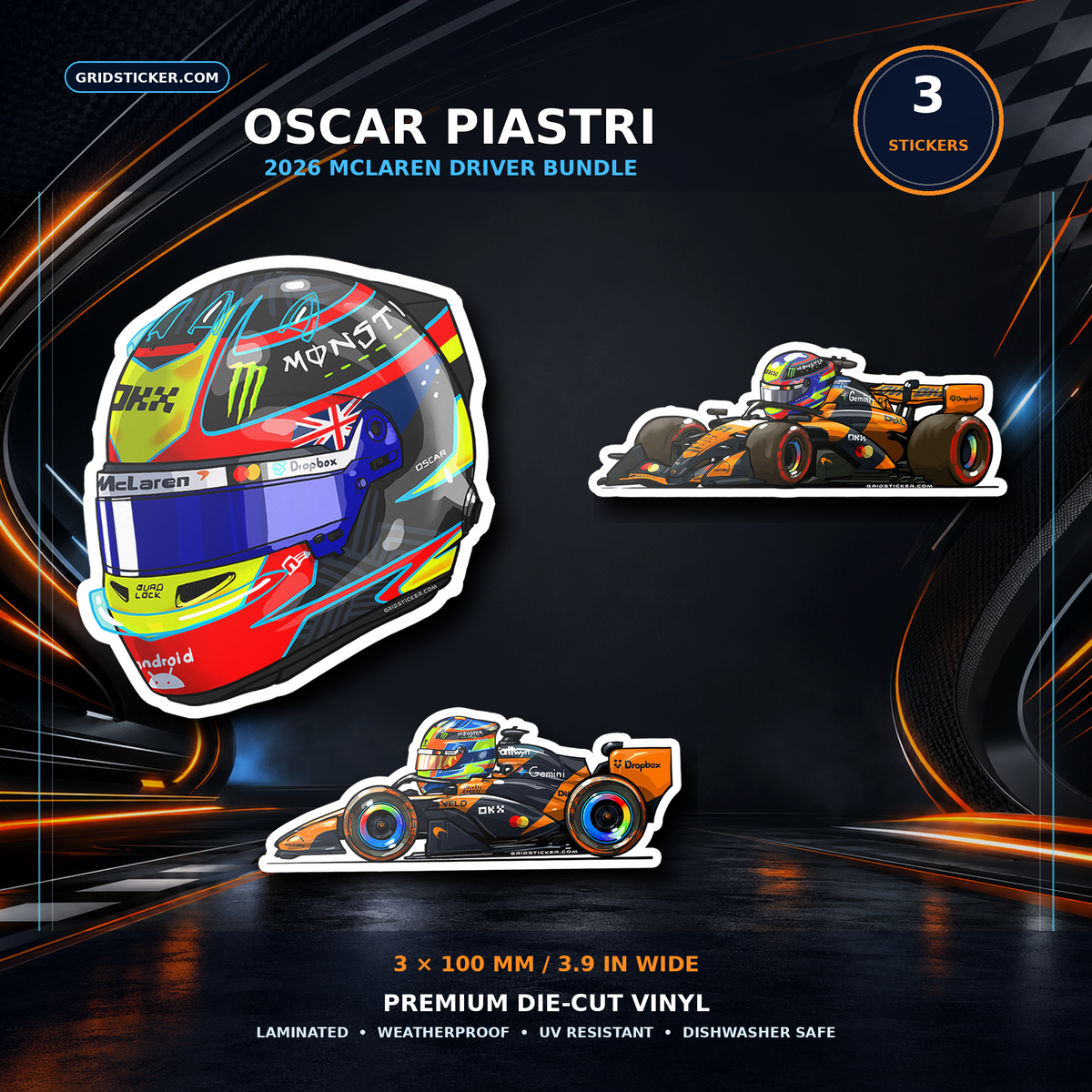 Oscar Piastri 81 McLaren Bundle 3