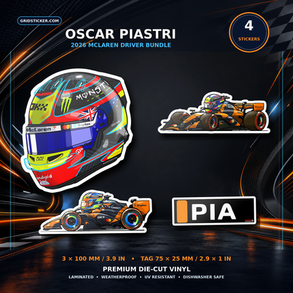Oscar Piastri 81 McLaren Bundle 4