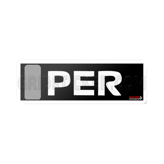 F1 Driver Tag Cadillac Sergio Perez