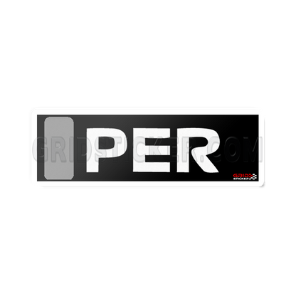 F1 Driver Tag Sticker Bundle