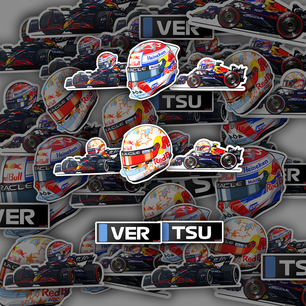 Red Bull Racing Card Red Bull Racing – Grid Sticker