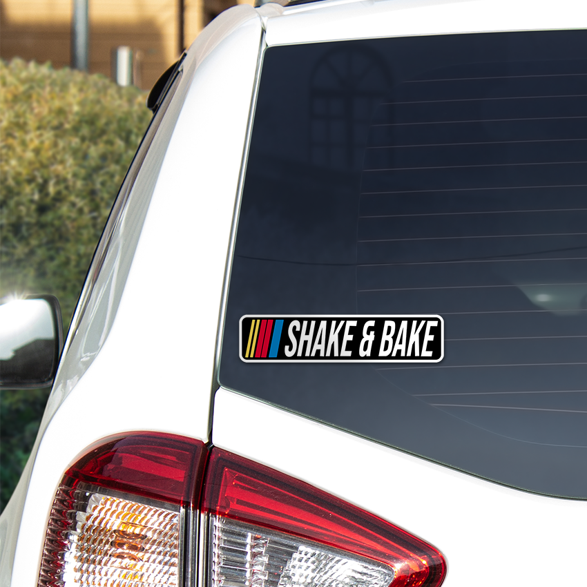 Shake & Bake NASCAR Bumper – Grid Sticker